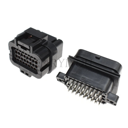 2-6447232-3 TE SUPERSEAL 34 Pin electrical male straight PCB socket ECU plug