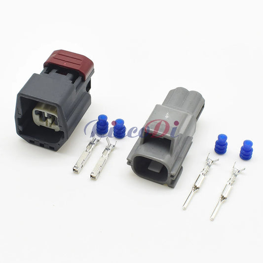 2 hole female automotive wiring socket terminal detail for stable connection