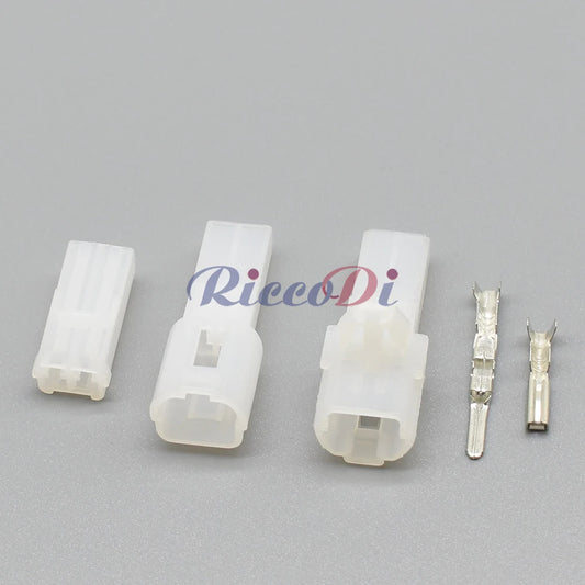 2 pin automotive audio connector terminal detail for secure wiring of tweeter or starter