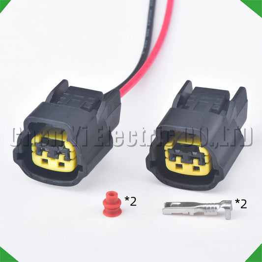 2 pin automotive horn wiring harness connector plug