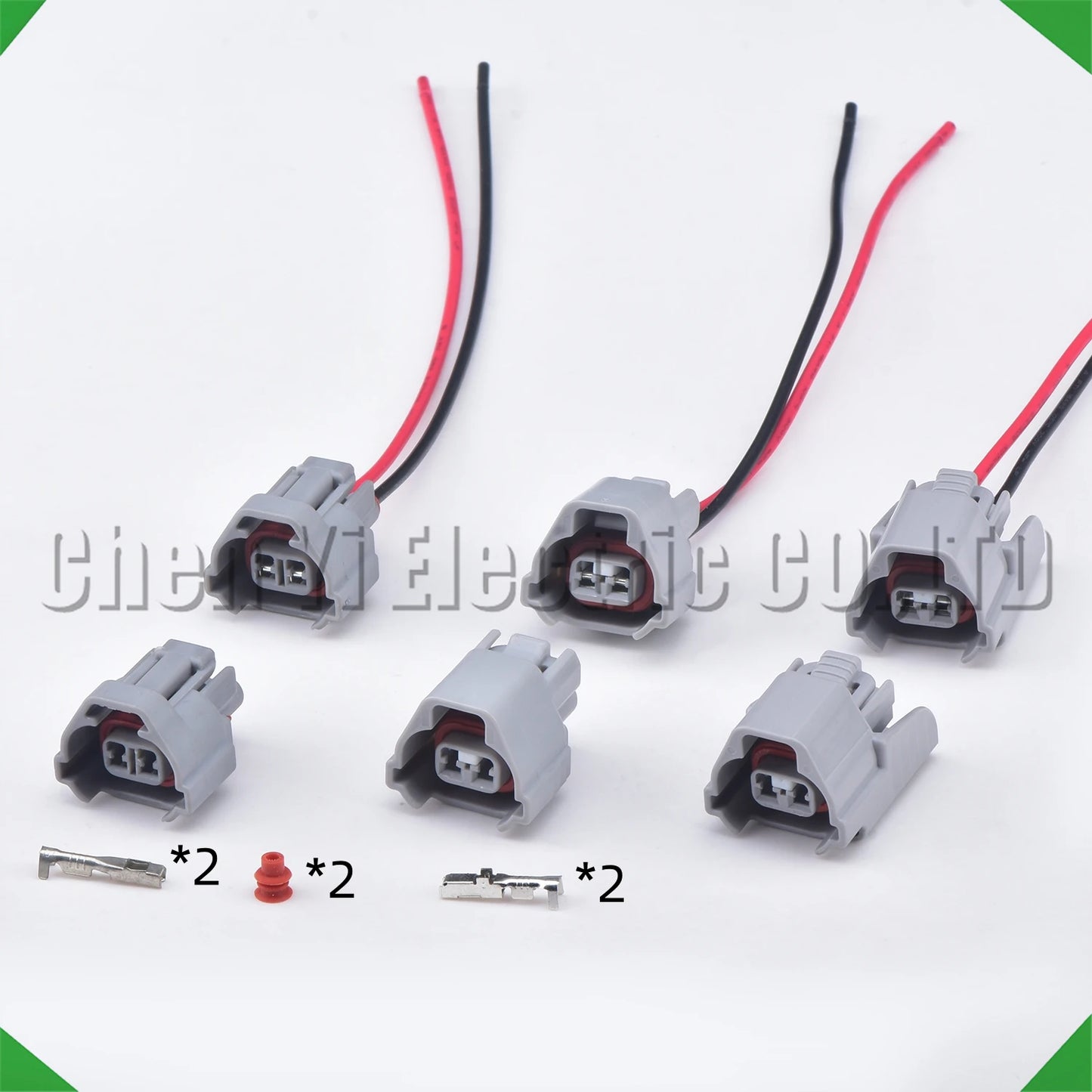 2 pin auto waterproof wiring harness plug for Toyota Lexus