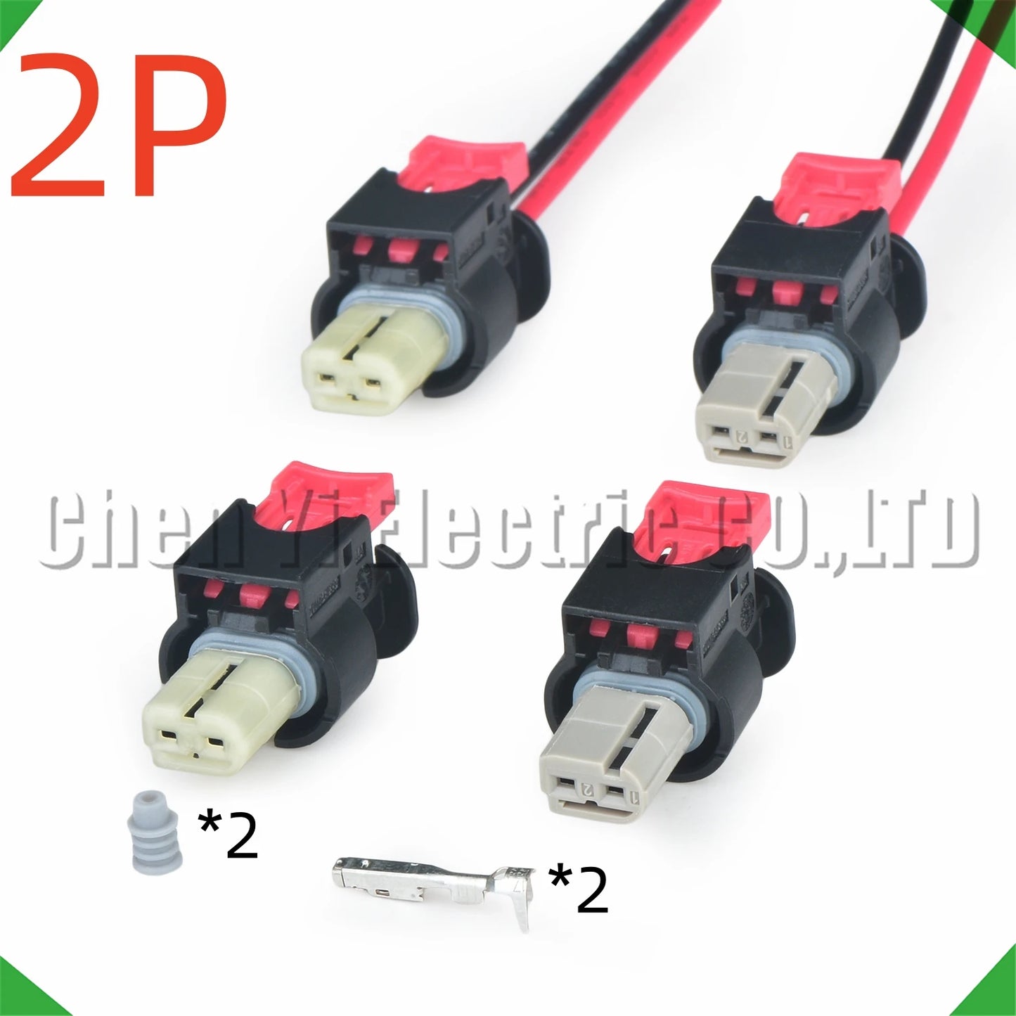 2 pin automotive connectors taillight, speaker, and buzzer wire harness plug for Tesla