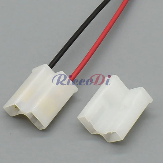 2 pin automotive connector terminal detail for secure waterproof wiring connection