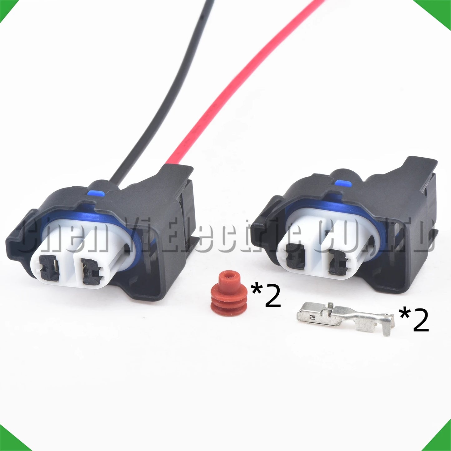 2 pin automotive fog lamp wire harness plug 8U2Z-14S411-GA for Ford
