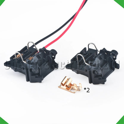 2 pin automotive low/high beam connector wire harness