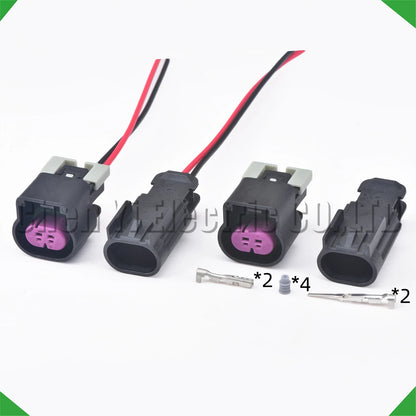2 pin automotive waterproof connector wiring harness