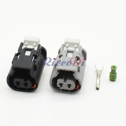 2 pin automotive connector terminal detail for secure and stable wiring connection
