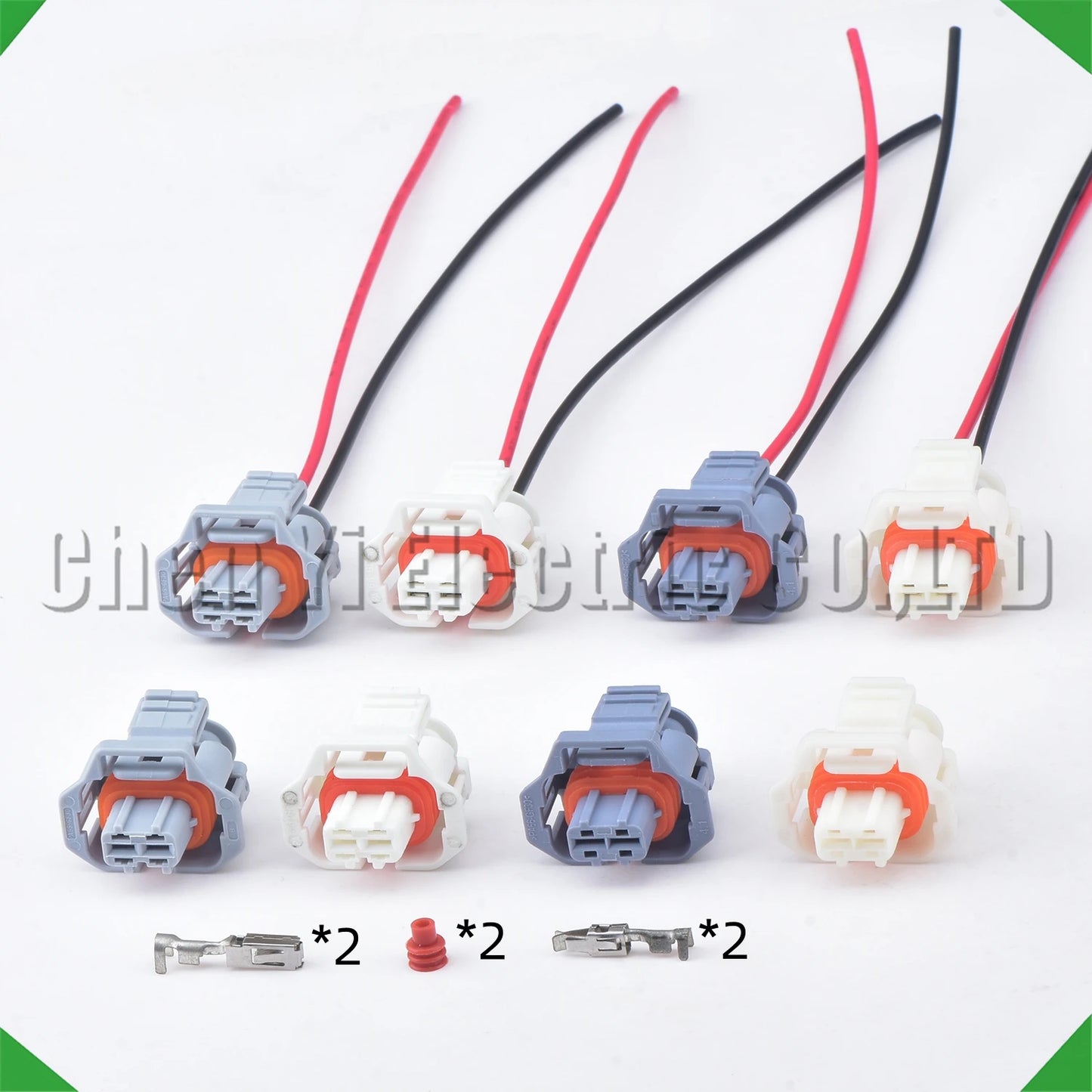 2 pin fuel injector connector plug socket