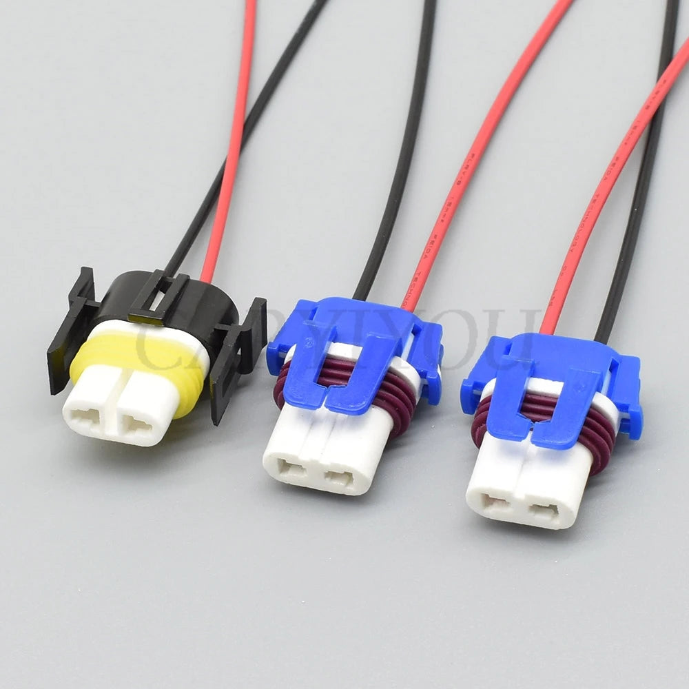 2 pin high temperature resistant ceramic connector terminal detail for automotive headlamp wiring