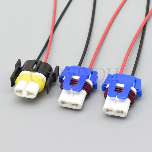 2 pin high temperature resistant ceramic connector terminal detail for automotive headlamp wiring