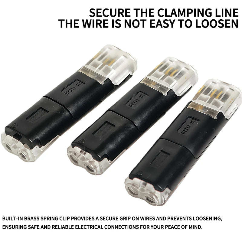 2 pin LED wire connector insulation piercing strip-free terminal for LED light cable