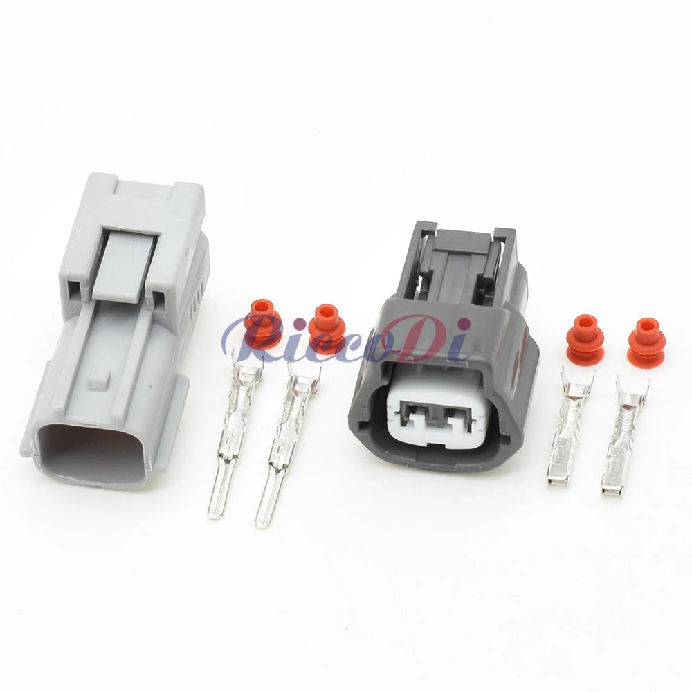 2 pin male and female plug designed for secure automotive ECT wiring connection