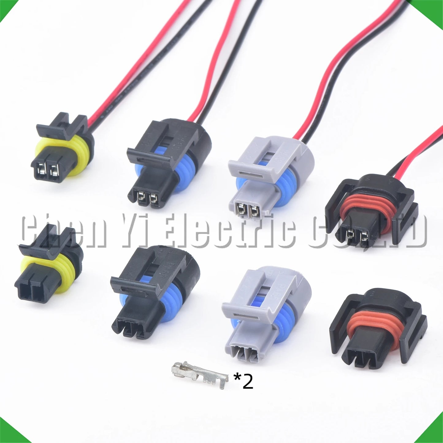 2 pin automotive temperature sensor connector plug