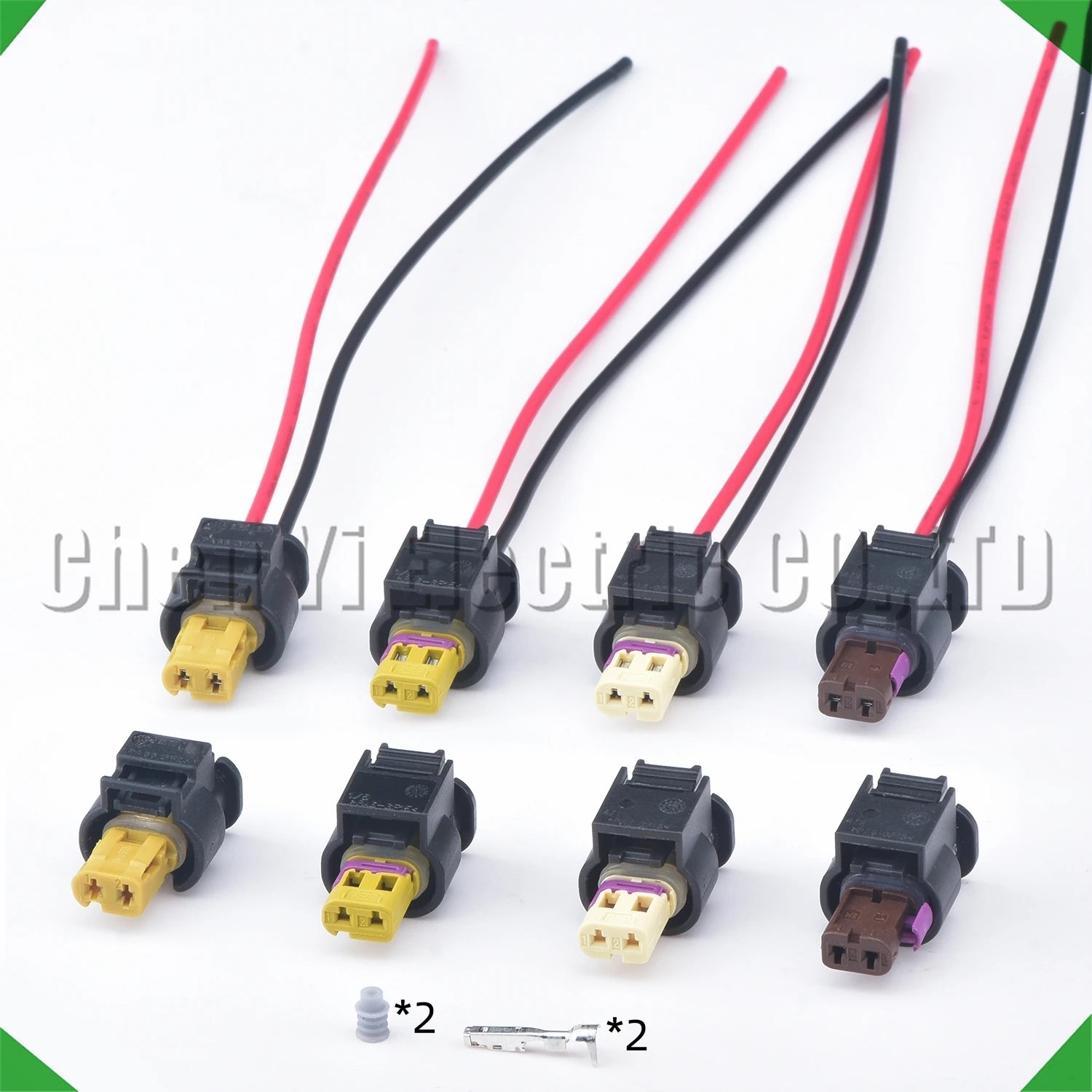 2 pin waterproof VVT solenoid valve connector