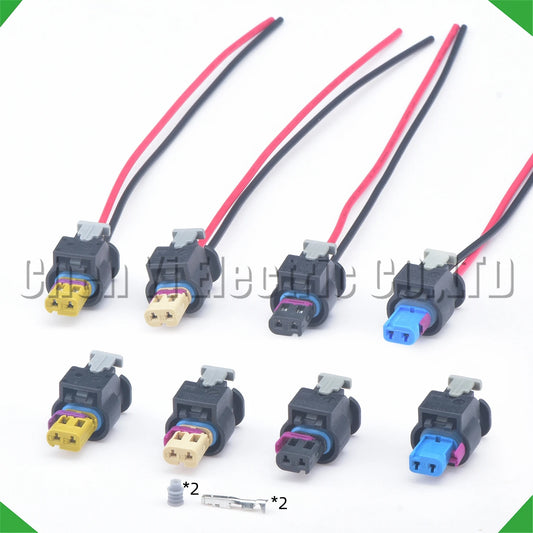 2 pin waterproof VVT solenoid connector for automotive use