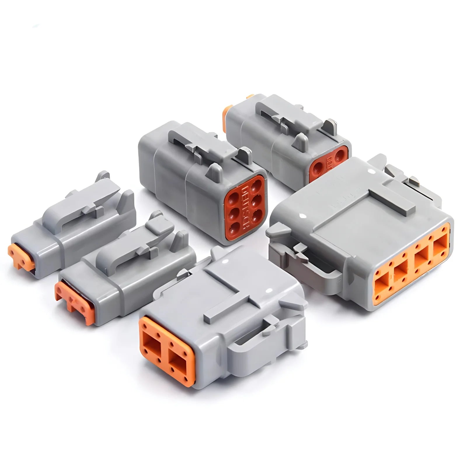 Deutsch DTM series 2 pin way waterproof connector set, male and female for electrical wiring