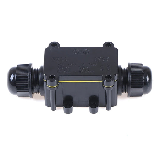 2 way waterproof junction box for outdoor cable