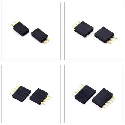 2.54mm Female Pin Header Single Row DIP Connector Kit 2