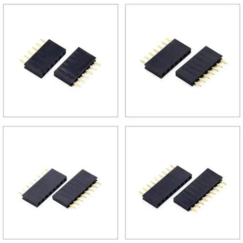 2.54mm Female Pin Header Single Row DIP Connector Kit 3