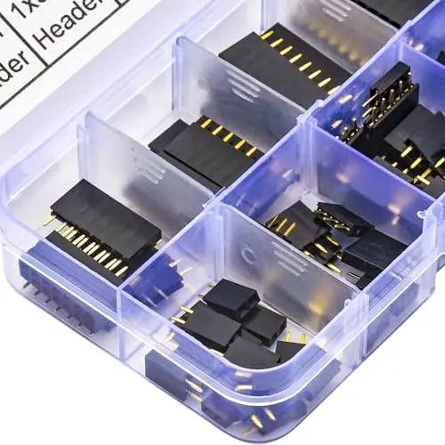 2.54mm Female Pin Header Single Row DIP Connector Kit 5
