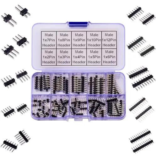 2.54mm_Male_Pin_Header_Single_Row_DIP_Connector_Kit