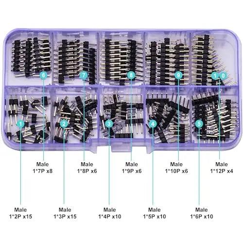 2.54mm_Male_Pin_Header_Single_Row_DIP_Connector_Kit_1