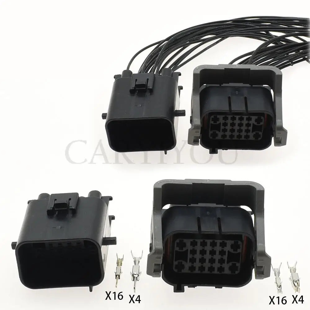 20 holes car engine electric male female wiring harness socket auto modification composite connector 936777-2 936780-2