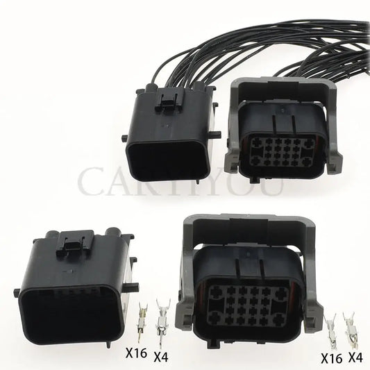 20 holes car engine electric male female wiring harness socket auto modification composite connector 936777-2 936780-2