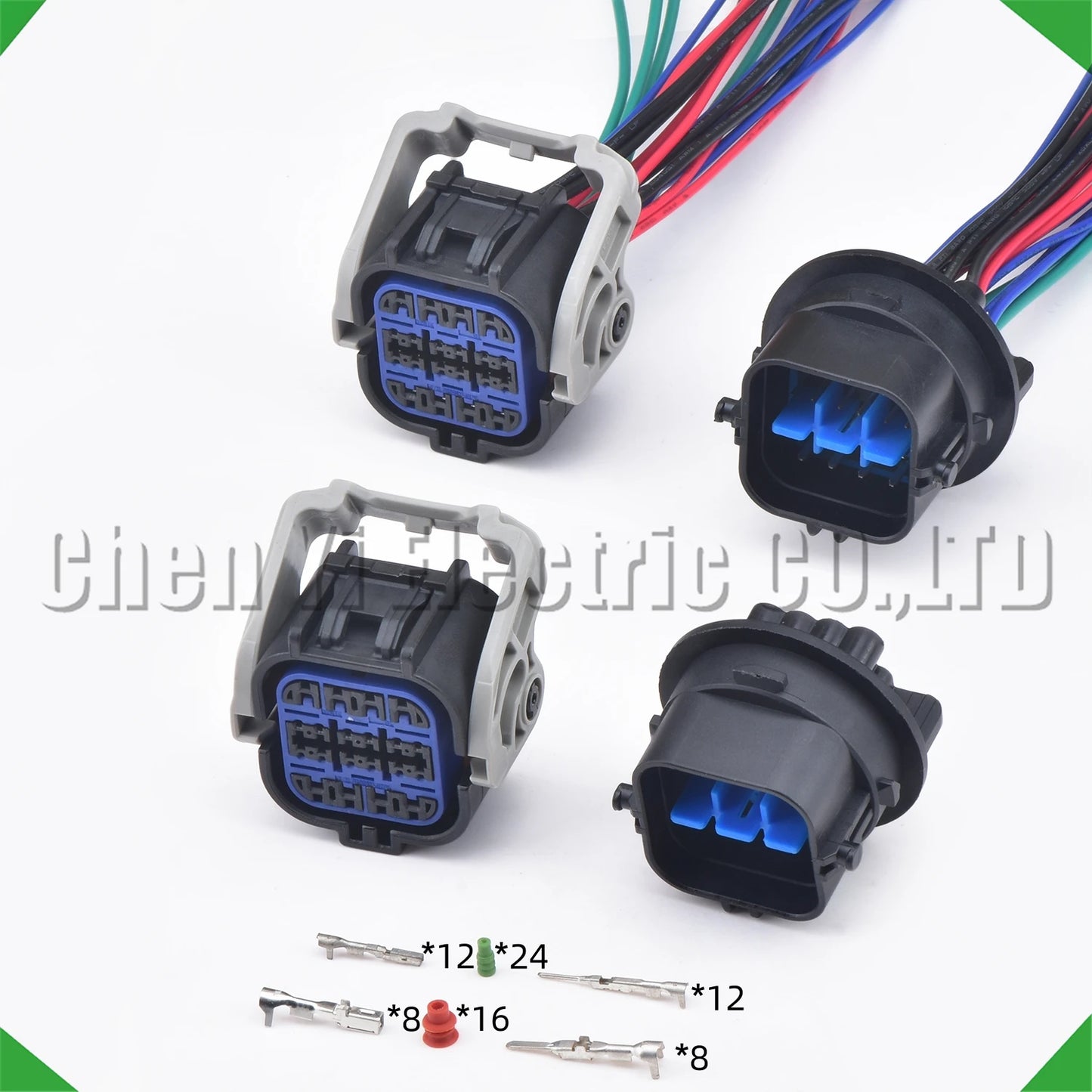 20 pin waterproof headlight connector plug