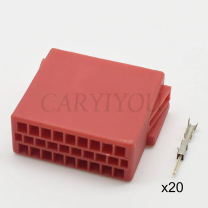 20P car starter modification socket series for VW car audio wiring terminal unsealed plug with wires