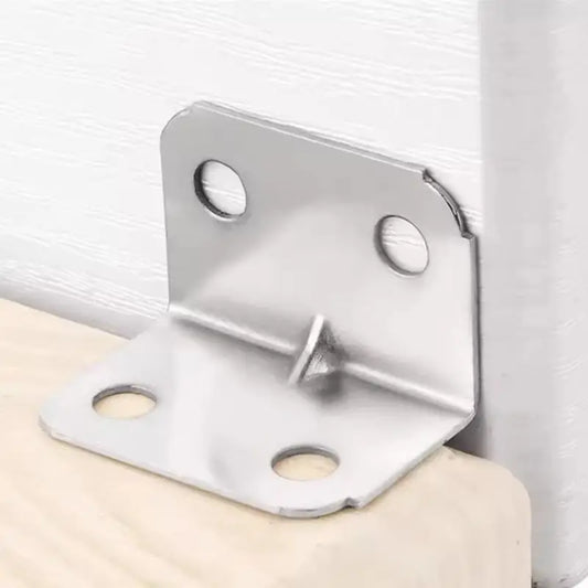 New 20pcs angle iron board table and chair connector, 90-degree fixed angle plate bracket for shelf, wardrobe, and cabin accessories