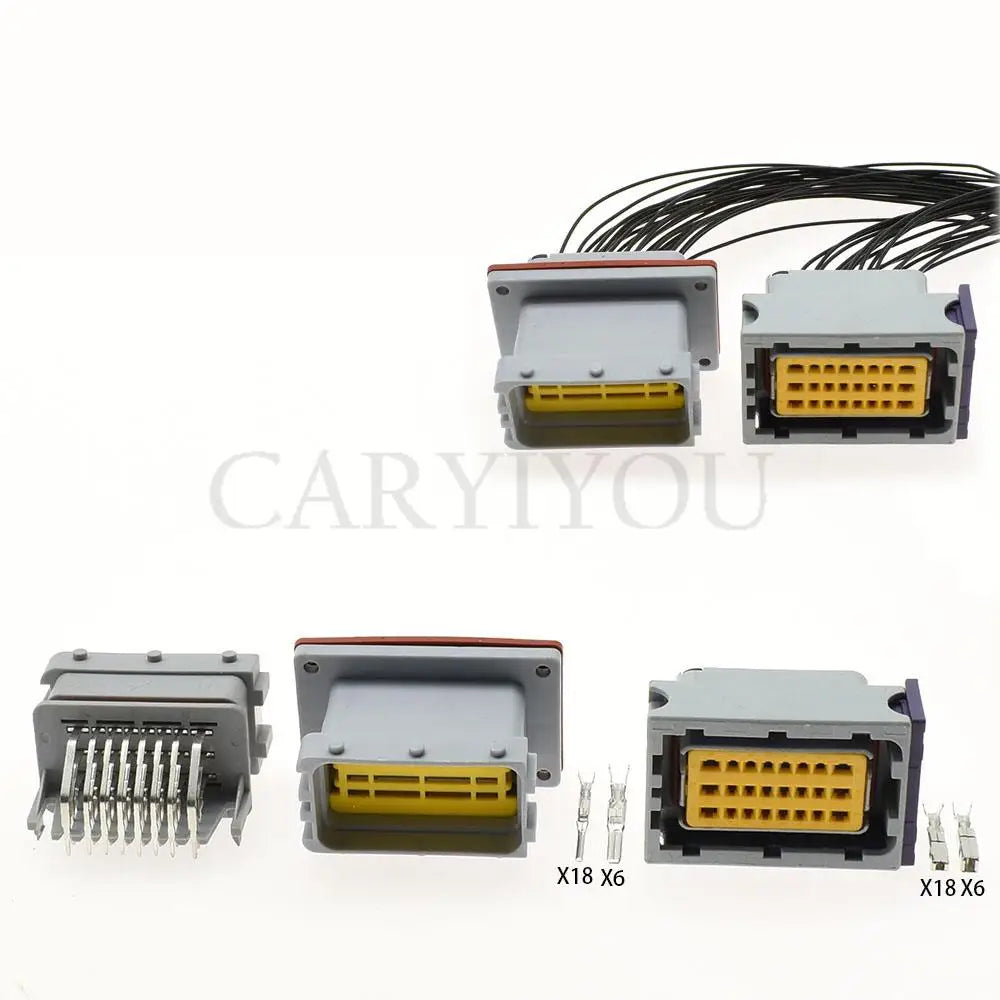 211PC249S8005 FCI 24 pin oil to gas computer board ECU plug male female auto car waterproof connector HCCPHPE24BKA90F