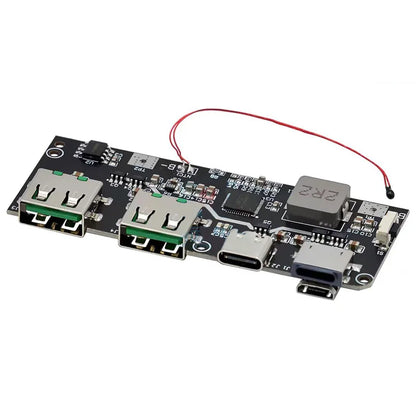 22.5W 5-port bidirectional fast charging power module circuit board with QC4+ and PD3.0, suitable for DIY mobile power banks and electronics projects