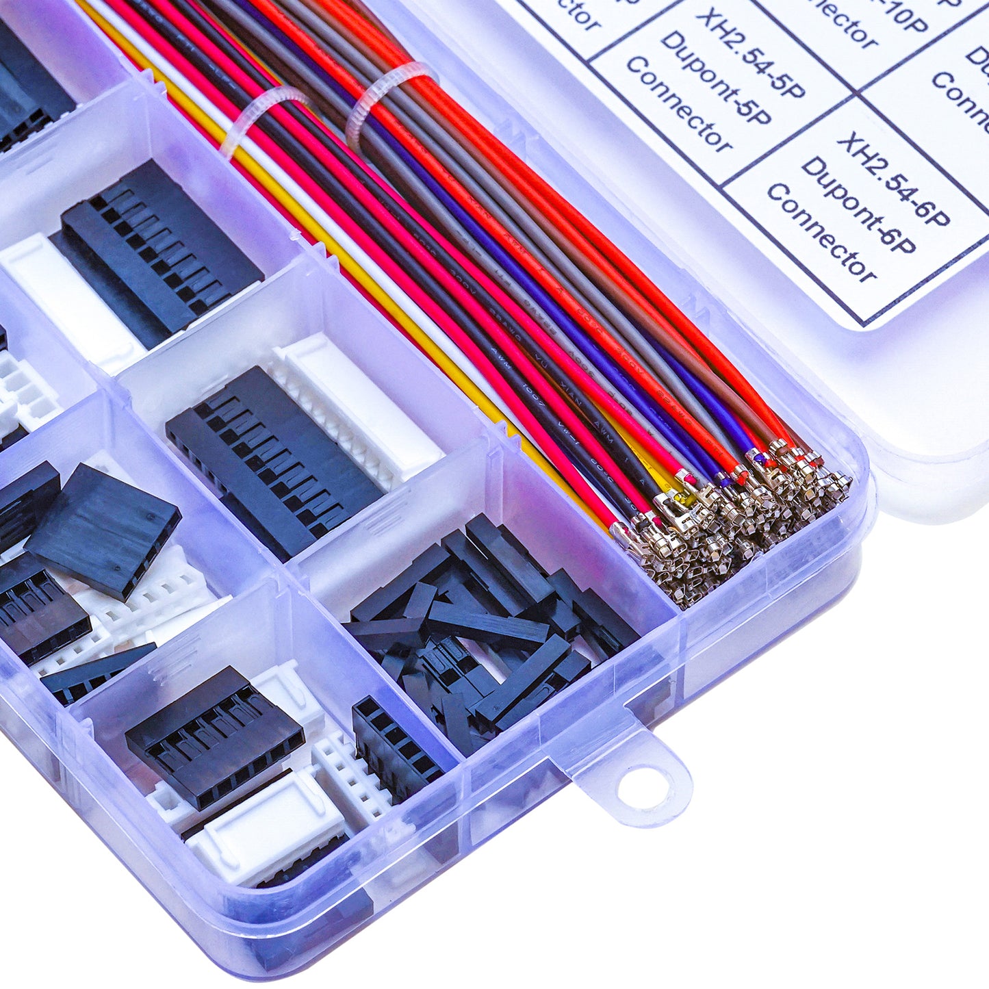 22AWG_Pre-Crimped_Wires_for_JST_XH_to_Dupont_Kit