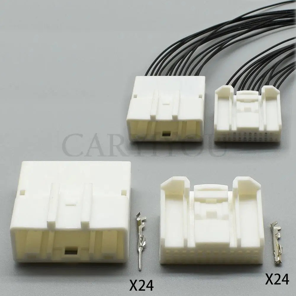 24P 1376103-1 car rearview mirror male female docking electric wire unsealed socket with wires 1473413-1 1318917-1
