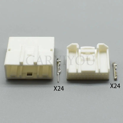 24P car rearview mirror docking electric wire unsealed socket showing locking structure
