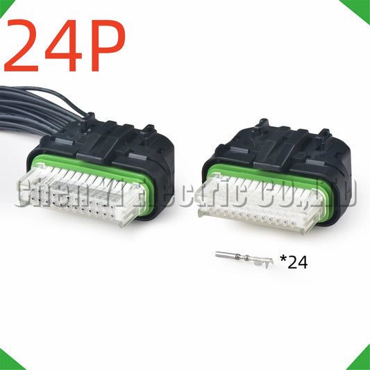 24 Pin automotive connectors ECU headlight wire harness plug 12129225 for GMC and Cadillac vehicles