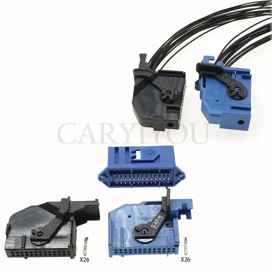 26 hole auto low current socket 185879-2 185226-2 blue automobile instrument panel wire connector 7L6972726