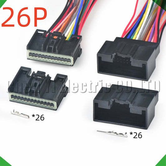 26 Pin automotive connectors, full LCD instrument panel wire harness plug 7287-2043-30 for Ford Mondeo and Focus