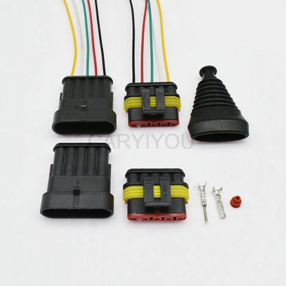 282089-1 282107-1 Superseal 5 pin waterproof auto plug connector male female for cars