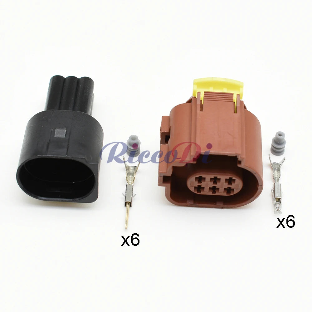 284717-3 female 6 pin automotive connector car socket for KIA Hyundai