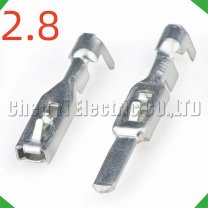 2.8mm male and female crimp pins for automotive connector wiring