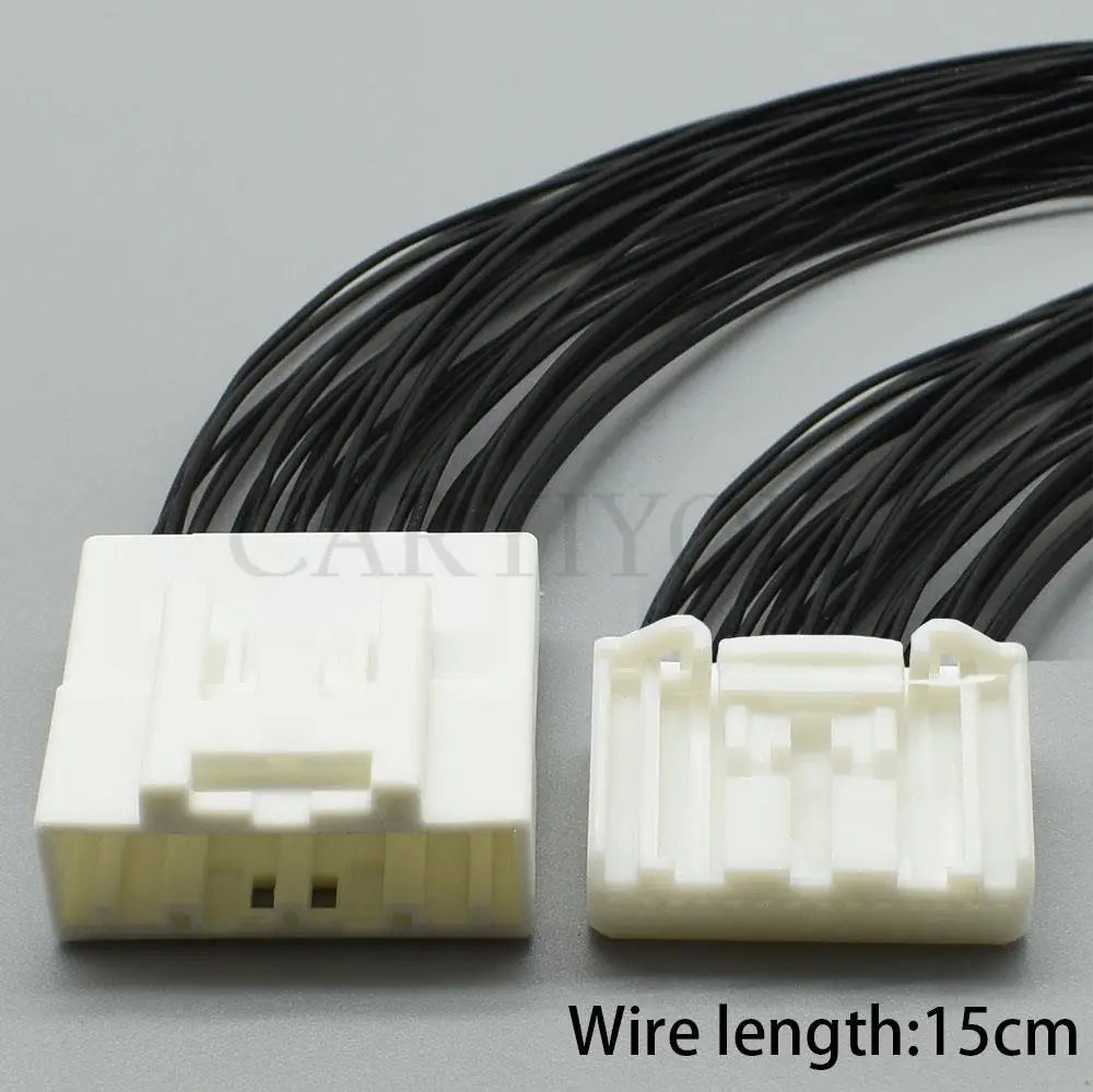 28P female male auto plastic housing unsealed socket car small power wire connector series
