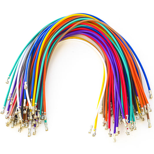 JST XH 2.5mm Female Pre-Crimped Terminal both sided Cable (Without Connector), 22AWG UL1007 PVC