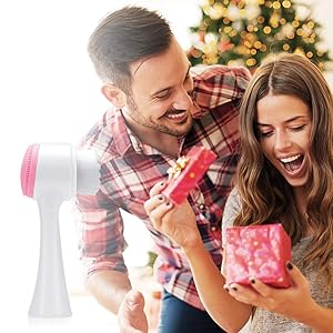 3D Silicone Facial Cleanser Double Sided Face Brush for Massage