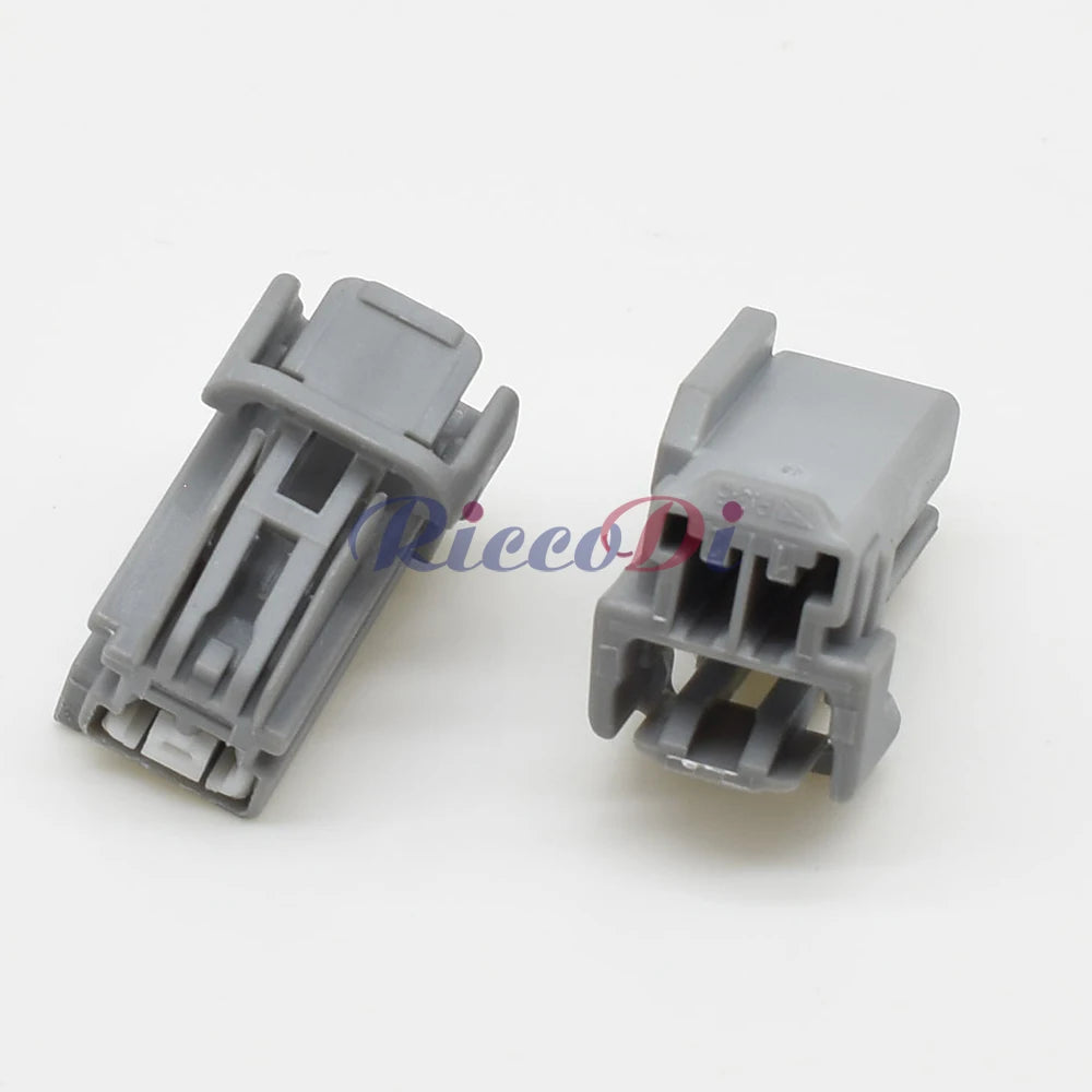 Durable housing detail of 2P automotive unsealed socket for reliable car wiring harness connection