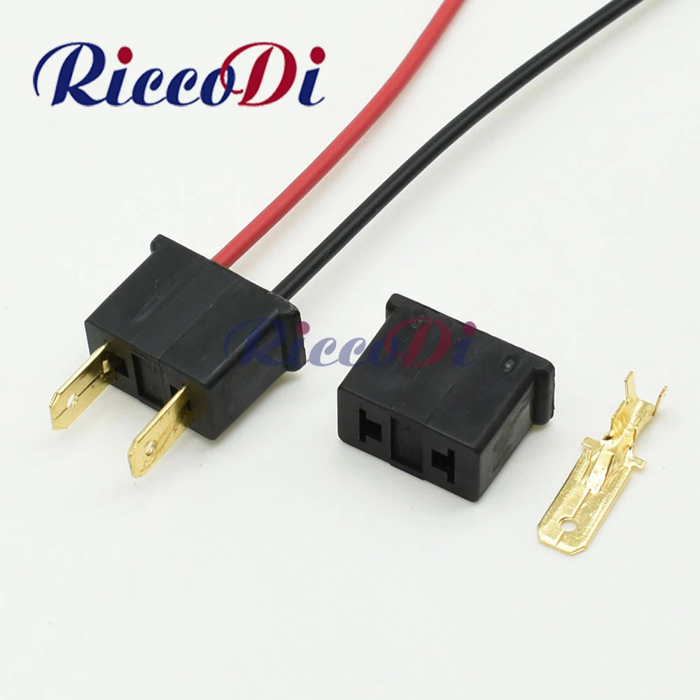 Automotive 2P wire harness connector showing male and female waterproof socket for secure vehicle wiring
