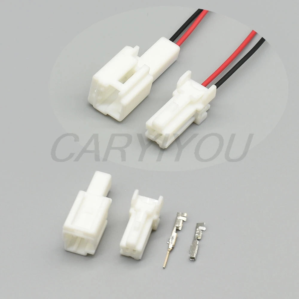 Detailed terminals of automotive 2 pin 1.2mm wire harness connector for stable and long-lasting electrical contact