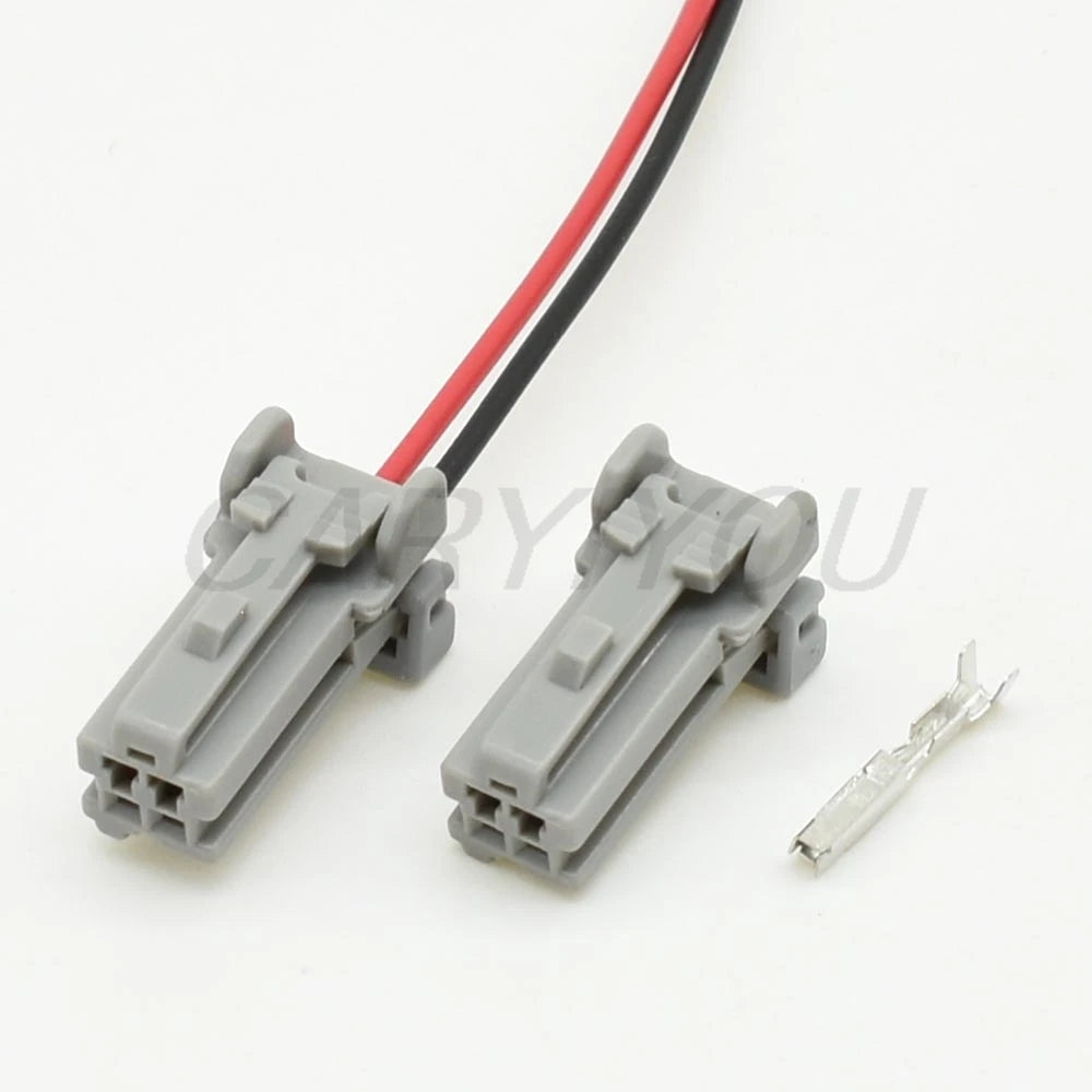 Automotive 2 pin 1.2mm wire harness connector installed on vehicle for reliable electrical performance