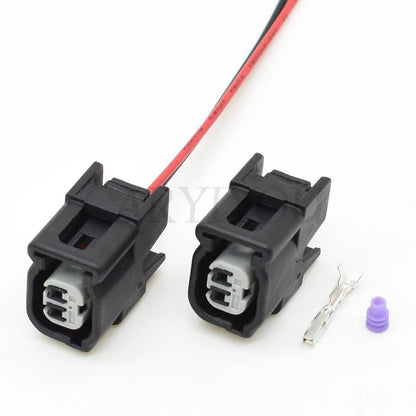 2 pin 1mm automotive waterproof wire harness connector installed for reliable electrical performance in vehicles